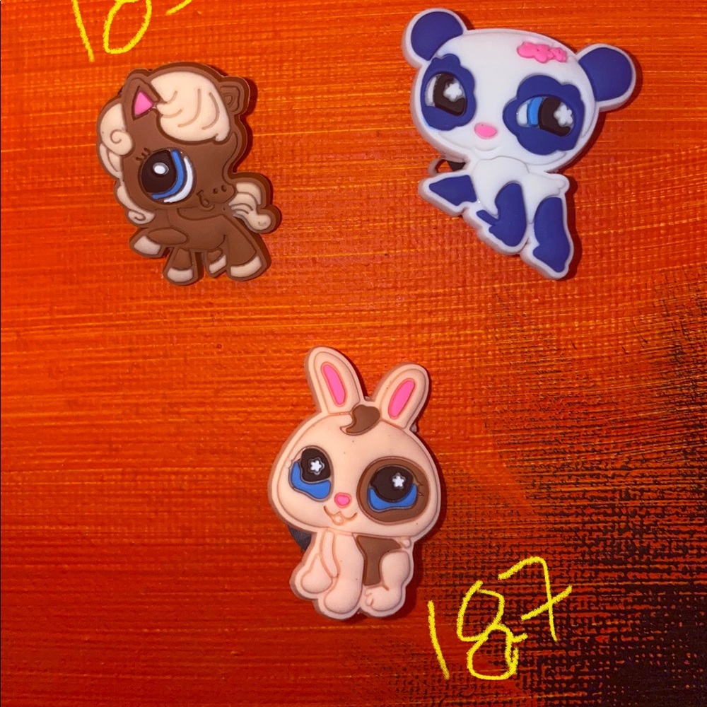 Littlest pet shop croc charms